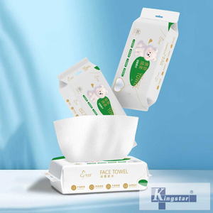 Салфетки для очищения лица, 80 штук, жемчужная текстура, 200x200 мм