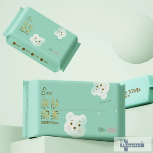 Очищающие салфетки для лица, 120 штук, плоское плетение, 200x180 мм