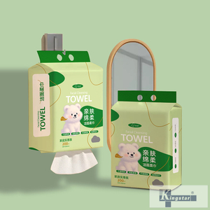 Family Size, Очищающие салфетки для лица, 200 штук, 200x200 мм